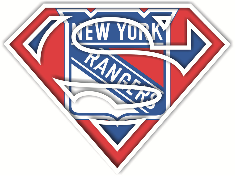 New York Rangers superman logos iron on heat transfer